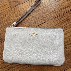 Coach Leather Wristlet